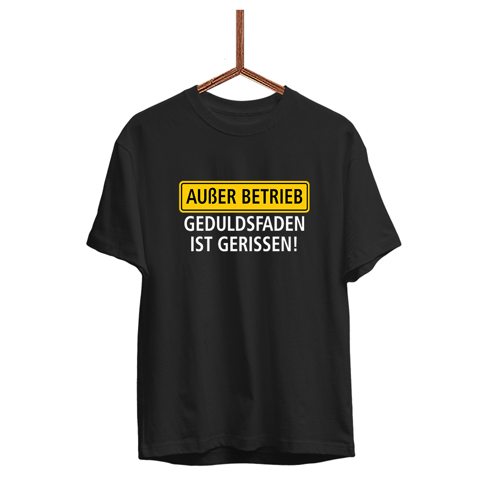 Herren T-Shirt Außer Betrieb - Schwarzer - Kaffee