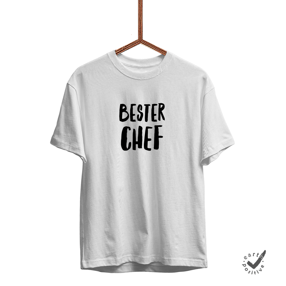 Herren T-Shirt Bester Chef - Schwarzer - Kaffee