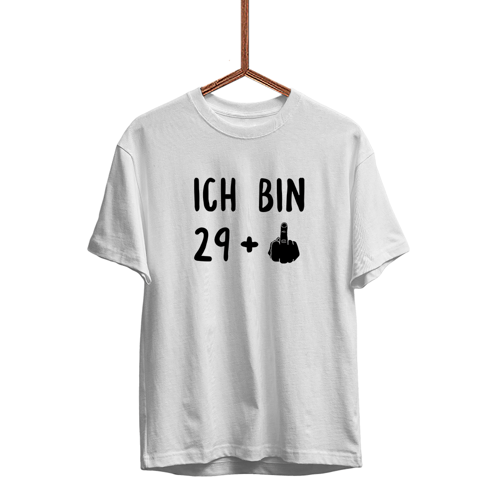 Herren T-Shirt Ich bin 29+ - Schwarzer - Kaffee