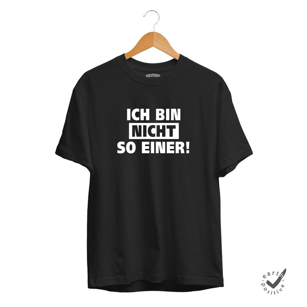 Herren T-Shirt Ich bin nicht so einer - Schwarzer - Kaffee