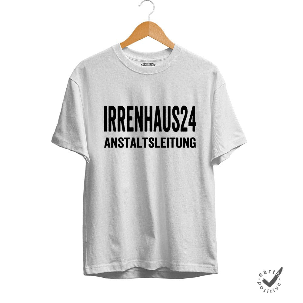 Herren T-Shirt Irrenhaus24 - Schwarzer - Kaffee