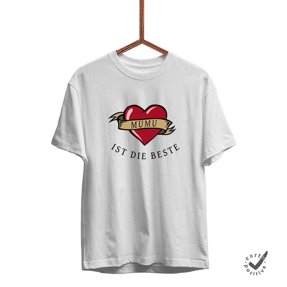 Herren T-Shirt Mumu ist die Beste - Schwarzer - Kaffee