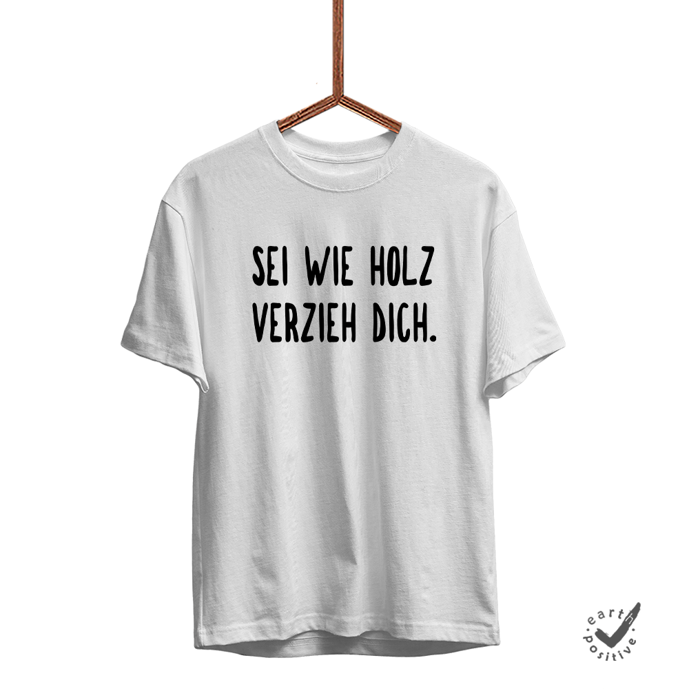 Herren T-Shirt sei wie holz - Schwarzer - Kaffee