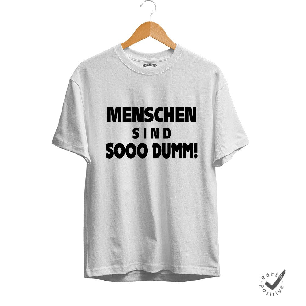 Herren T-Shirt Sooo dumm - Schwarzer - Kaffee