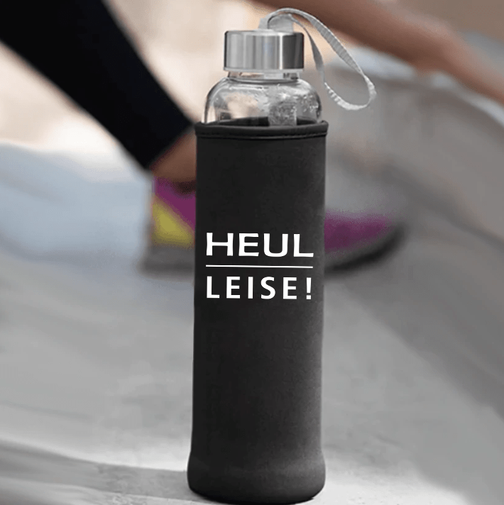 Heul leise Trinkflasche 500ml - Schwarzer - Kaffee