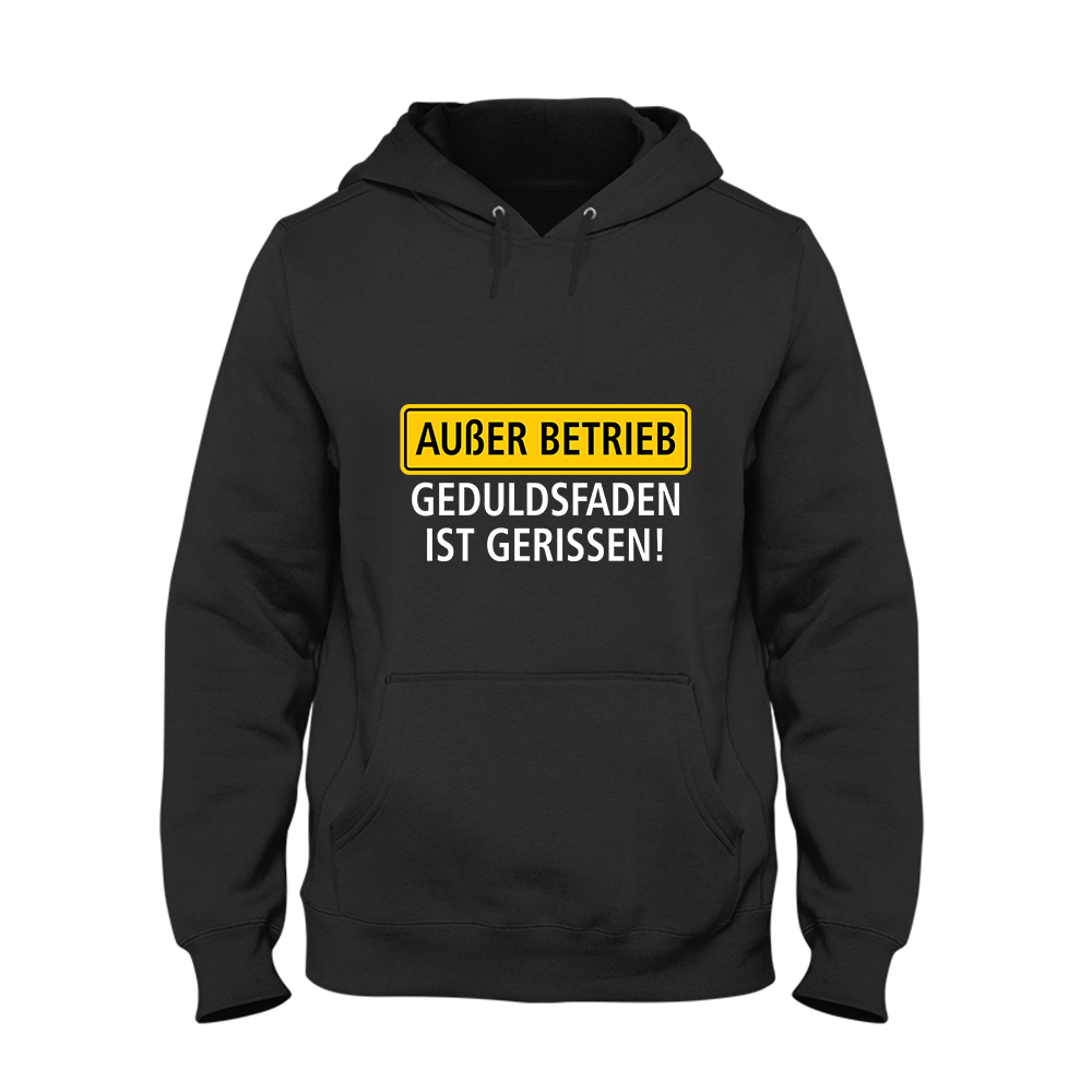 Hoodie Außer Betrieb - Schwarzer - Kaffee