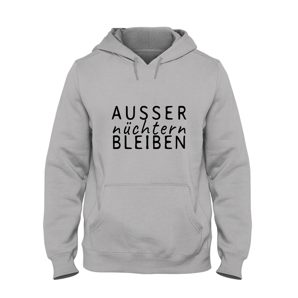 Hoodie Ausser nüchtern bleiben - Schwarzer - Kaffee