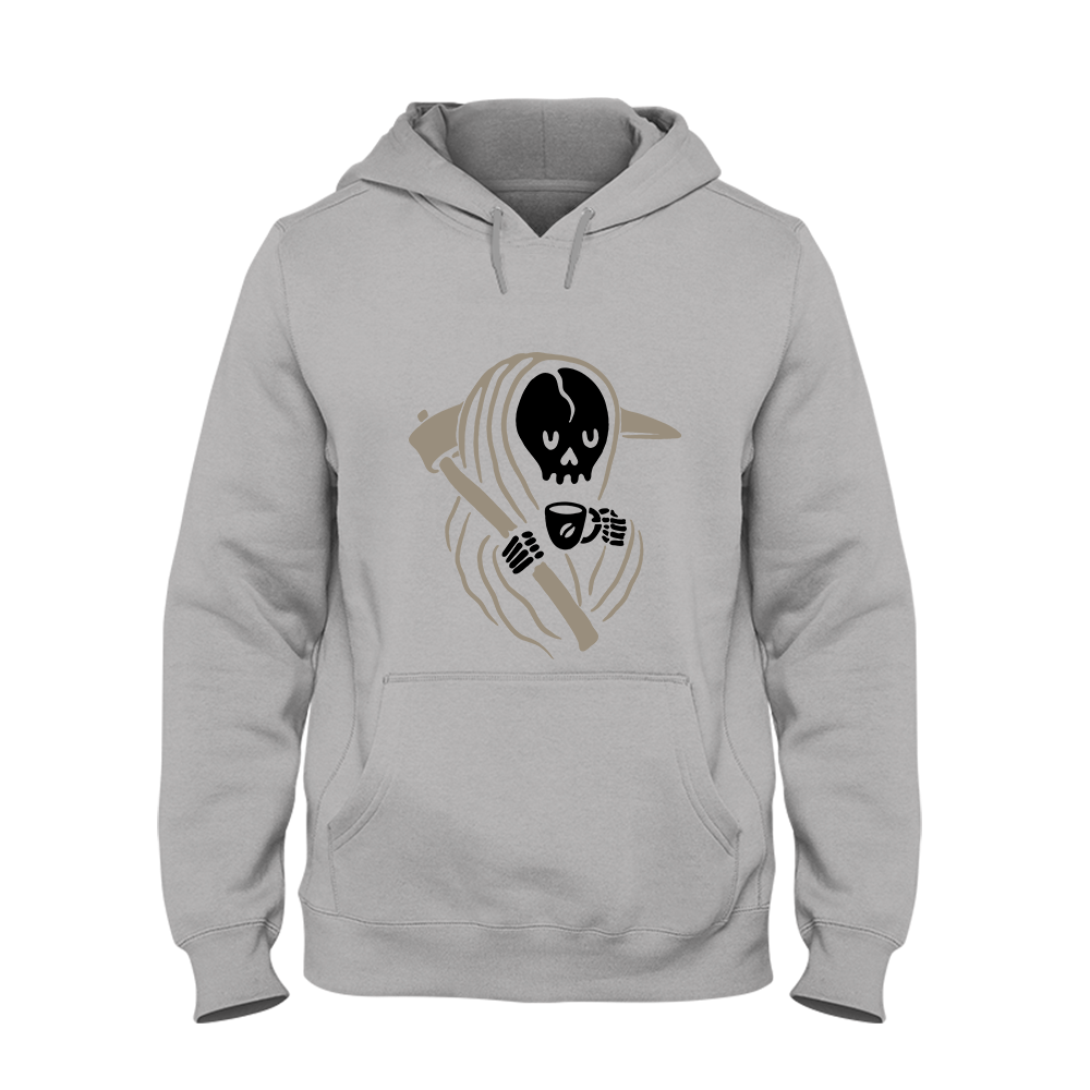 Hoodie Auszeit - Schwarzer - Kaffee