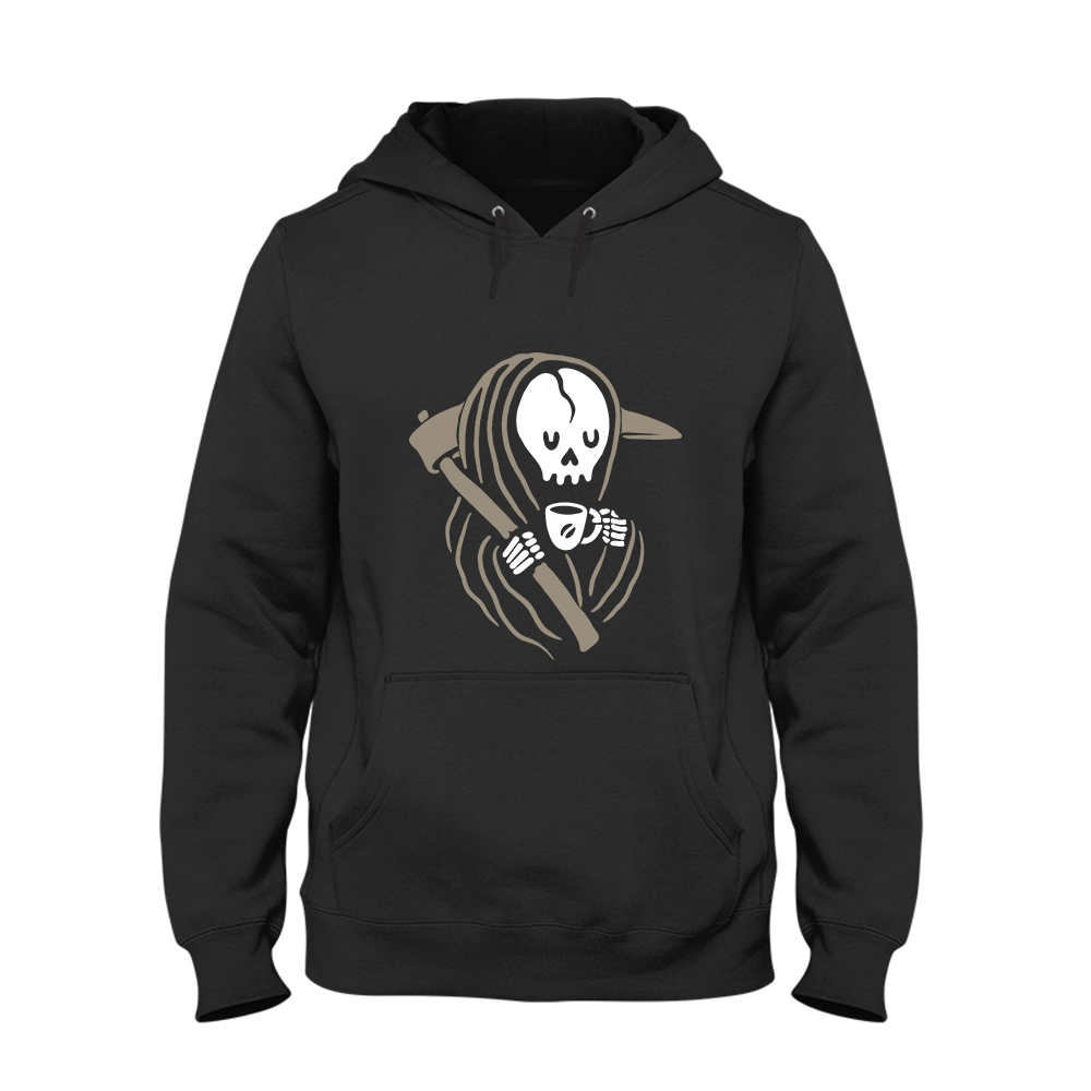 Hoodie Auszeit - Schwarzer - Kaffee