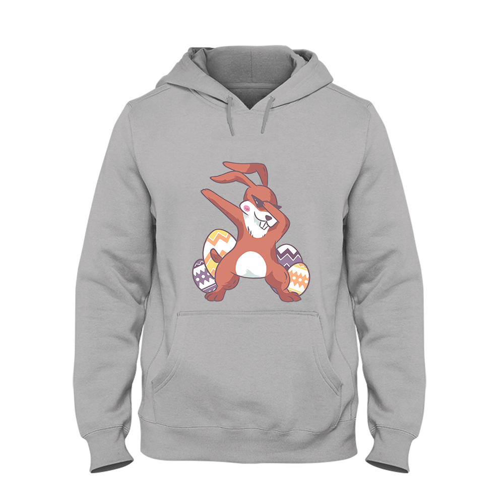 Hoodie Dabbing Bunny - Schwarzer - Kaffee