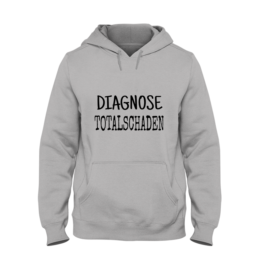 Hoodie Diagnose Totalschaden - Schwarzer - Kaffee
