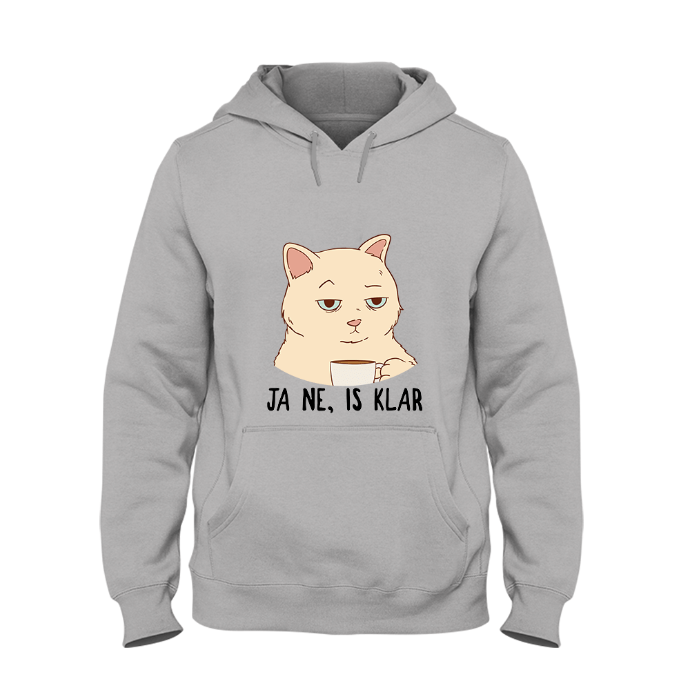 Hoodie Ja ne, is klar - Schwarzer - Kaffee