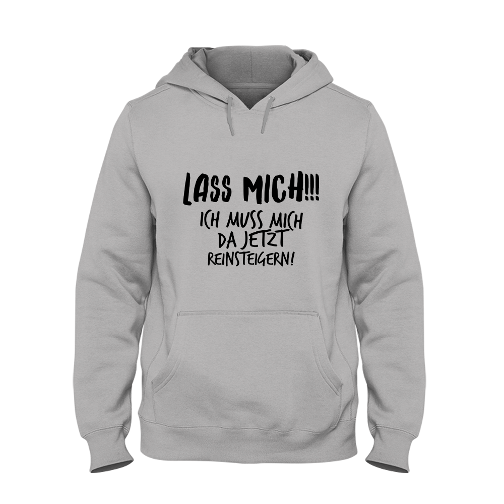 Hoodie Lass mich - Schwarzer - Kaffee