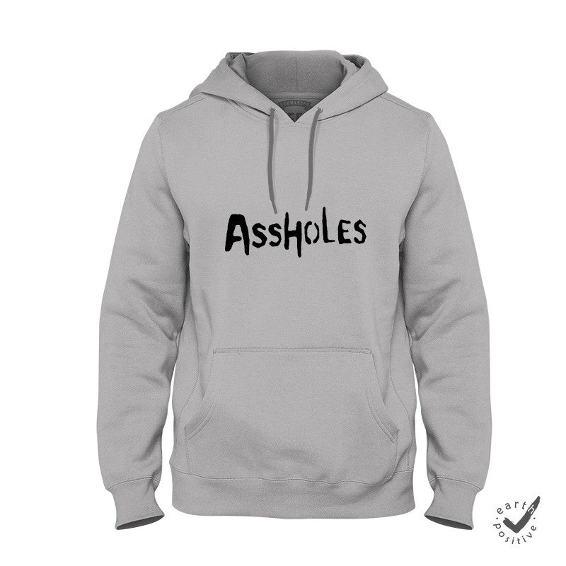 Hoodie Unisex Assholes - Schwarzer - Kaffee