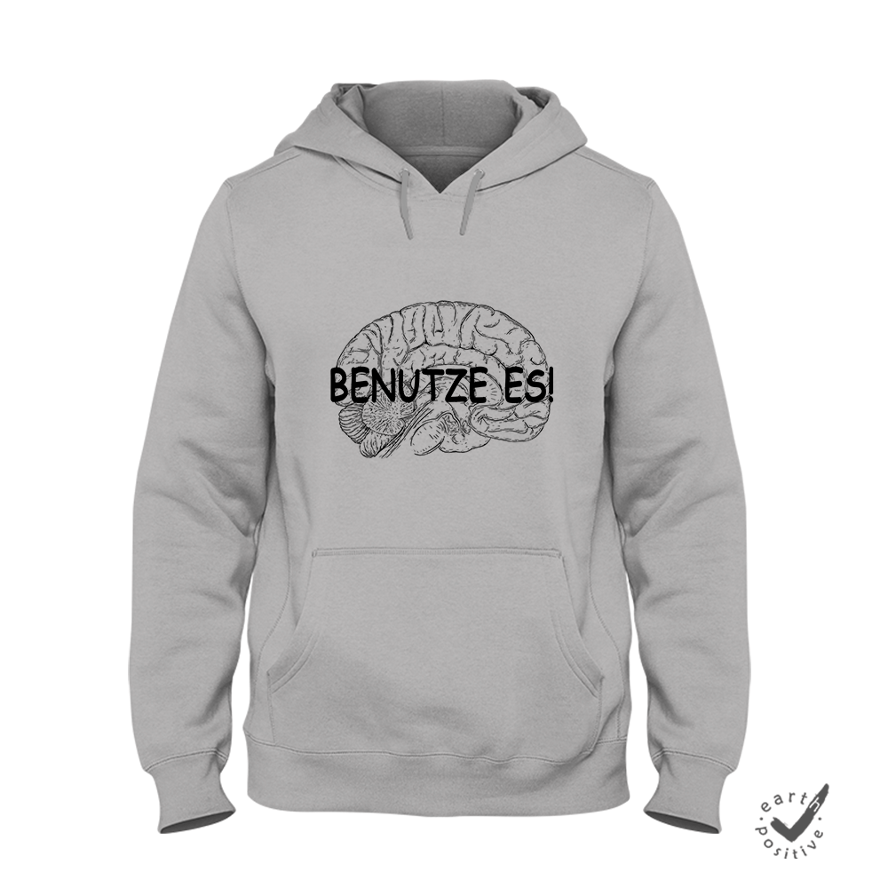 Hoodie Unisex Benutze Es - Schwarzer - Kaffee