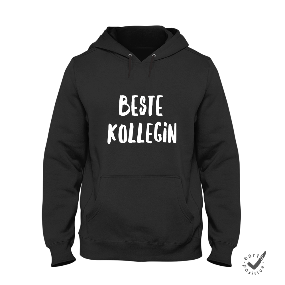 Hoodie Unisex Beste Kollegin - Schwarzer - Kaffee