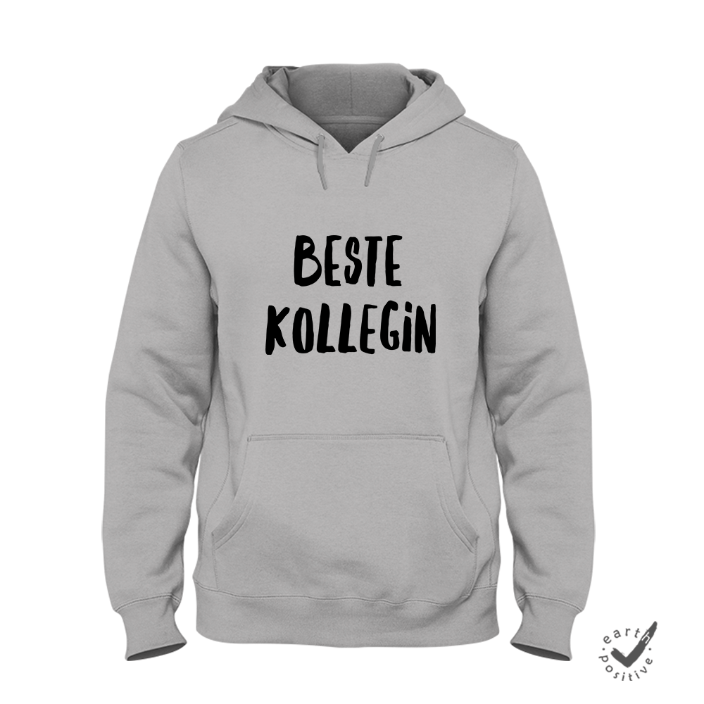 Hoodie Unisex Beste Kollegin - Schwarzer - Kaffee