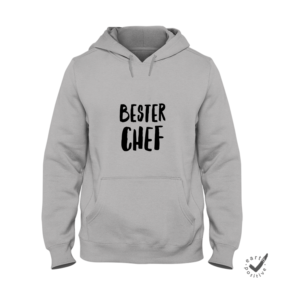 Hoodie Unisex Bester Chef - Schwarzer - Kaffee