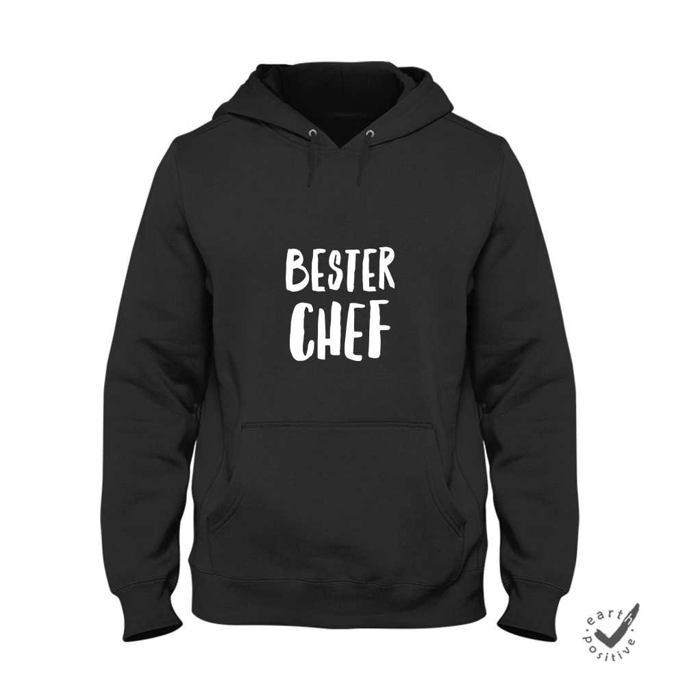 Hoodie Unisex Bester Chef - Schwarzer - Kaffee