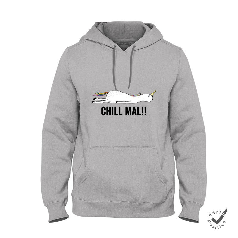 Hoodie Unisex Chill mal - Schwarzer - Kaffee