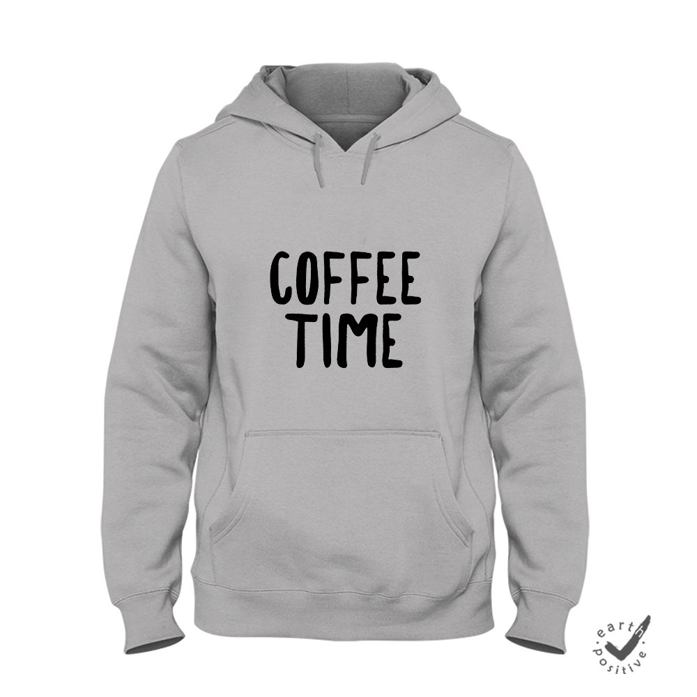 Hoodie Unisex Coffee time - Schwarzer - Kaffee