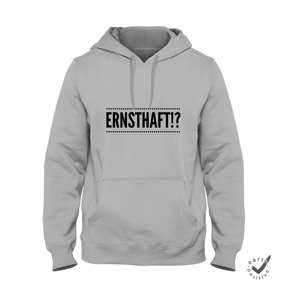Hoodie Unisex Ernsthaft!? - Schwarzer - Kaffee