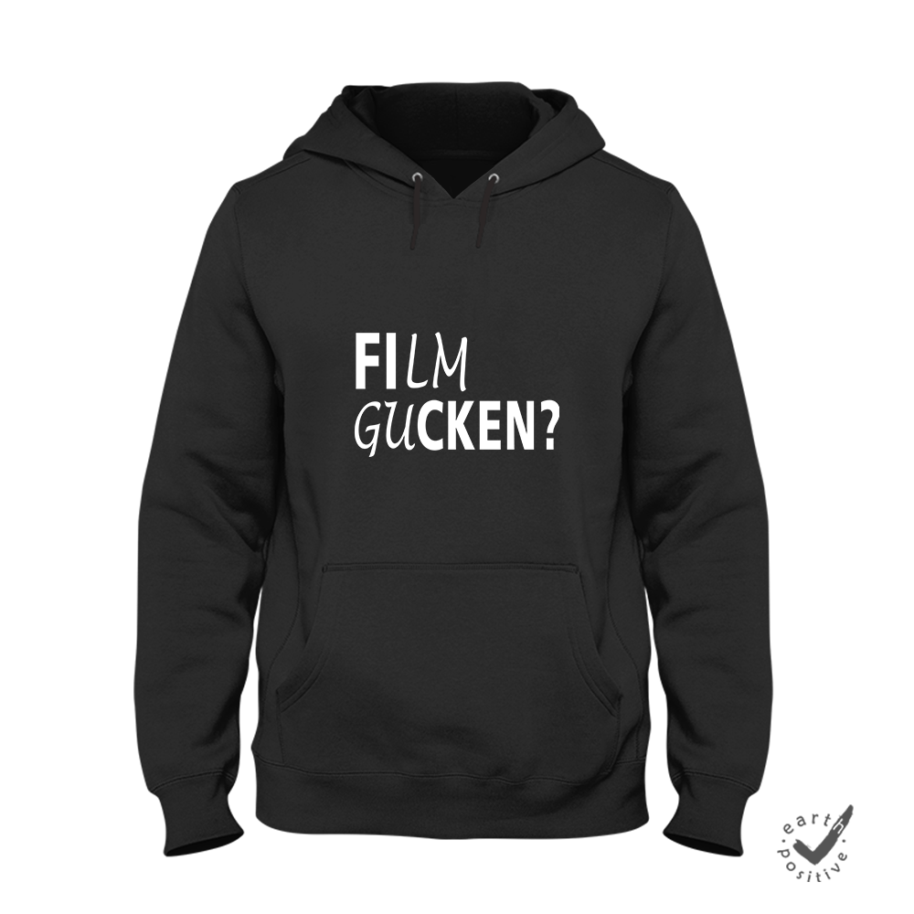 Hoodie Unisex Film gucken - Schwarzer - Kaffee