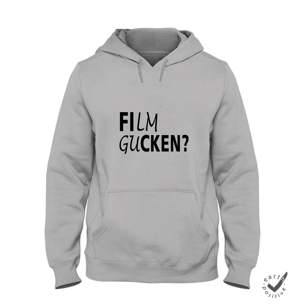 Hoodie Unisex Film gucken - Schwarzer - Kaffee