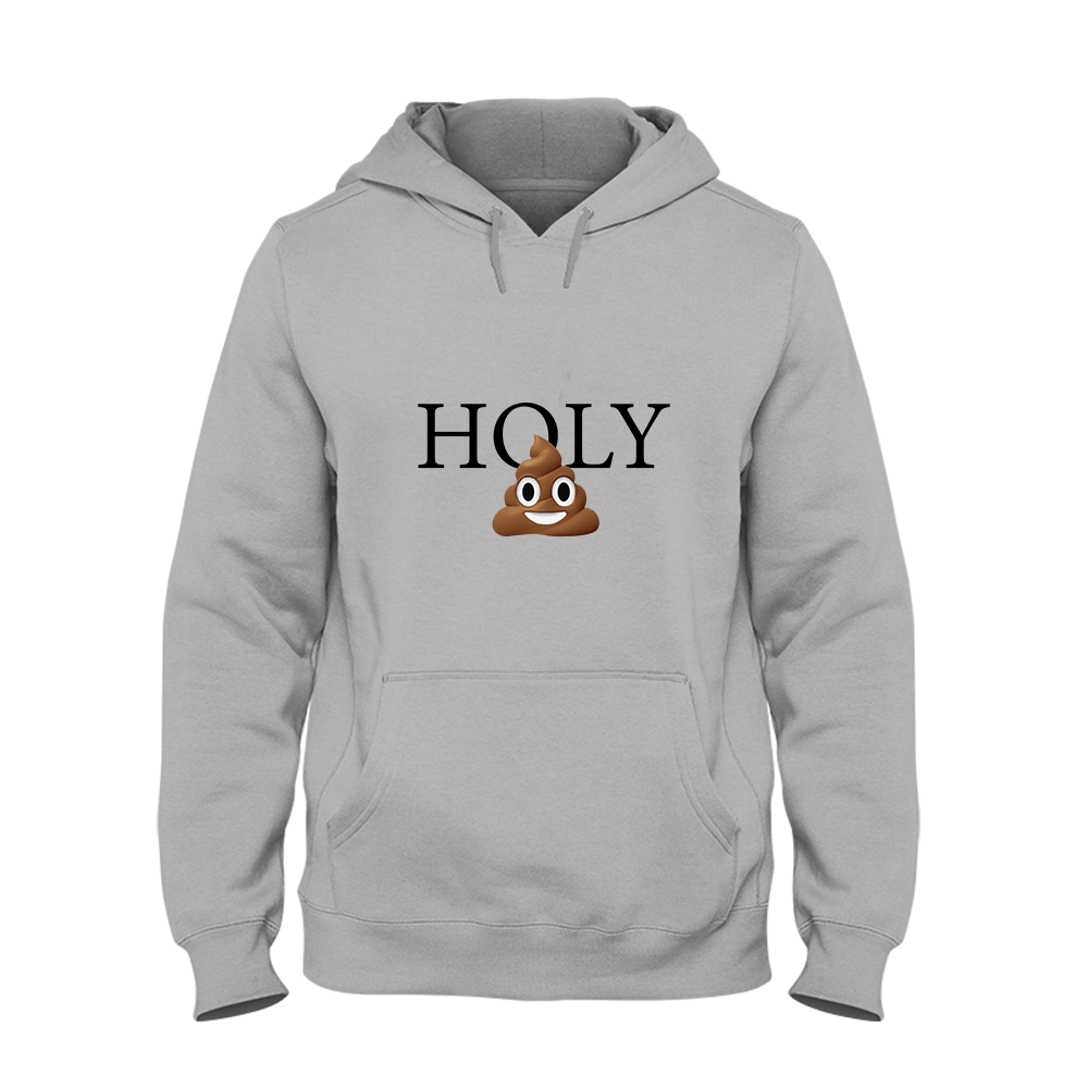 Hoodie Unisex Holy Shit - Schwarzer - Kaffee