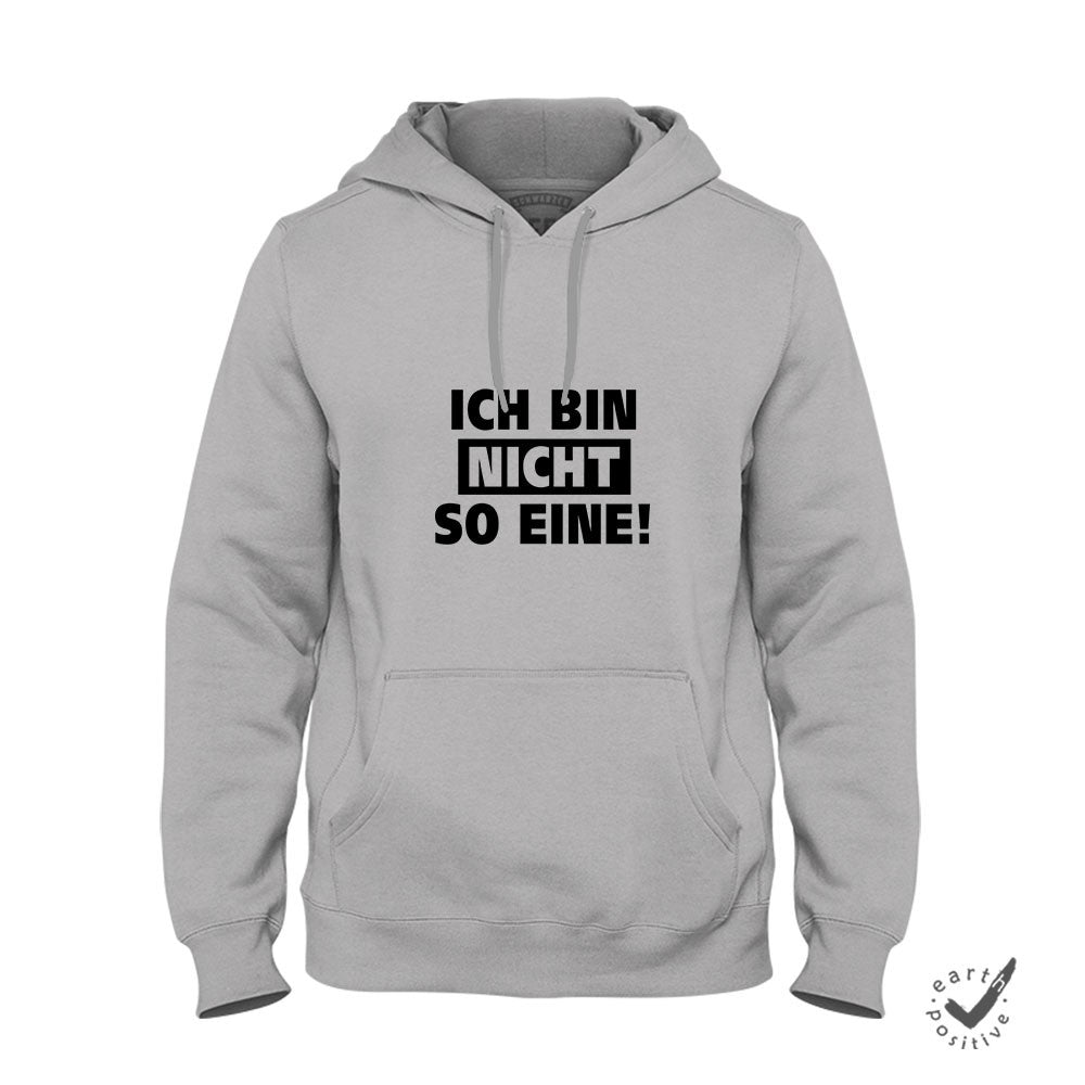 Hoodie Unisex Ich bin nicht so eine - Schwarzer - Kaffee