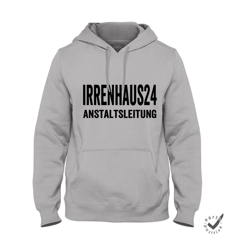 Hoodie Unisex Irrenhaus24 - Schwarzer - Kaffee