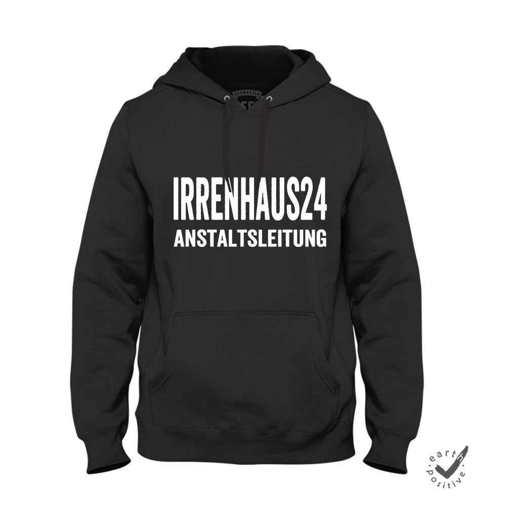 Hoodie Unisex Irrenhaus24 - Schwarzer - Kaffee