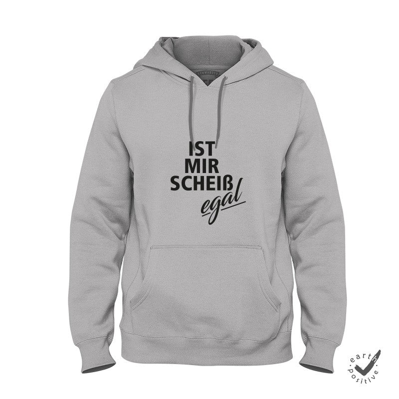Hoodie Unisex Ist mir Scheiss egal - Schwarzer - Kaffee