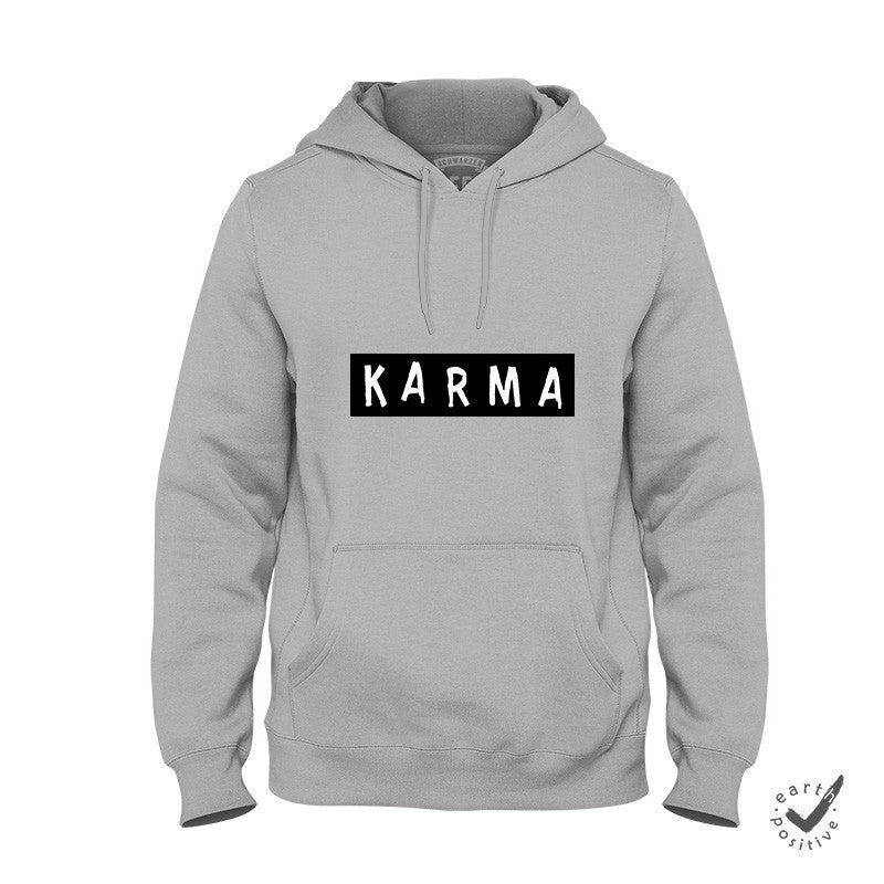 Hoodie Unisex Karma - Schwarzer - Kaffee
