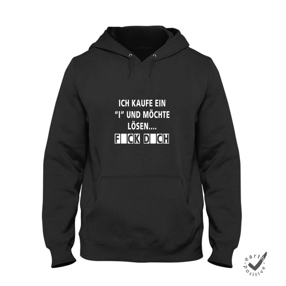 Hoodie Unisex Kaufe ein i - Schwarzer - Kaffee