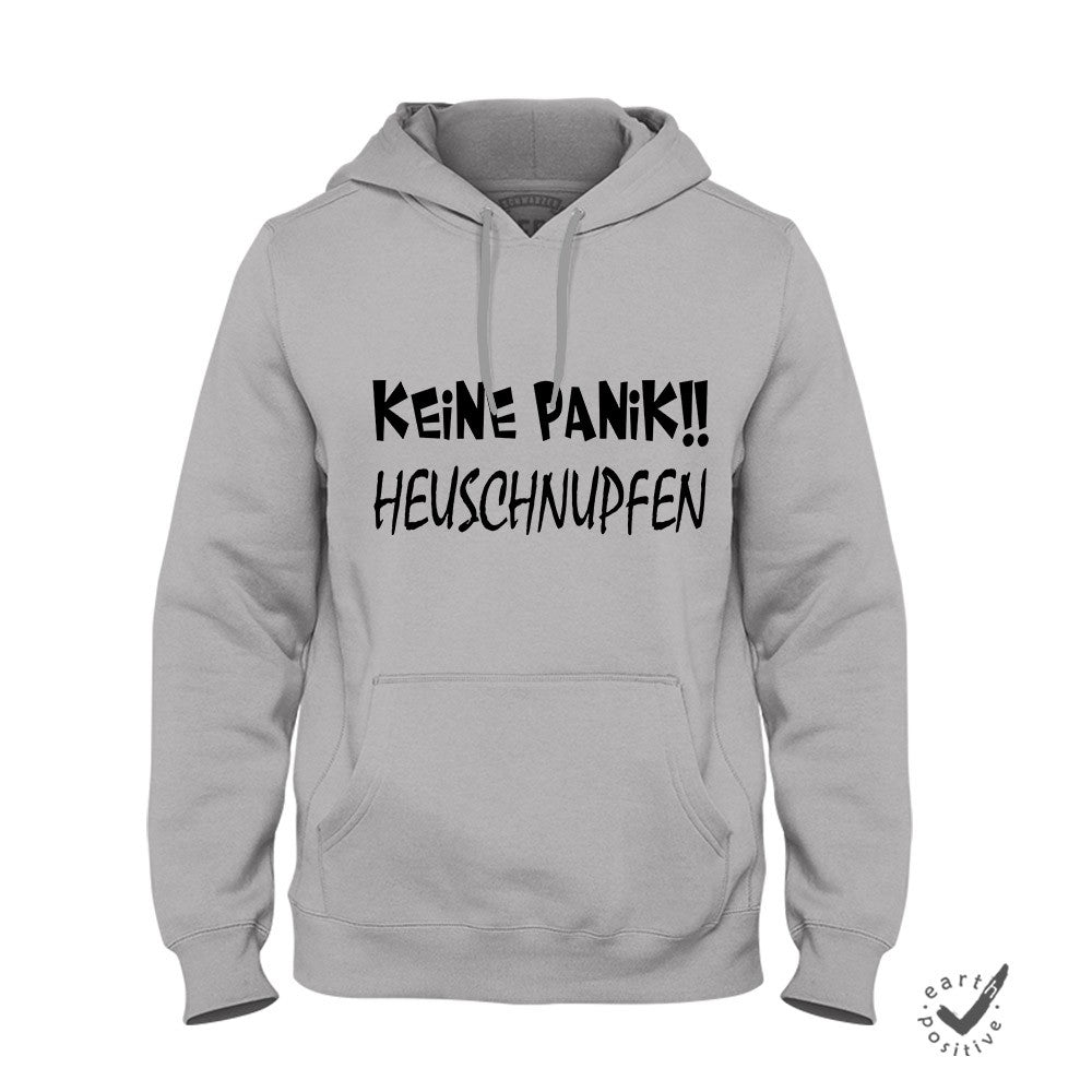 Hoodie Unisex Keine Panik Heuschnupfen - Schwarzer - Kaffee