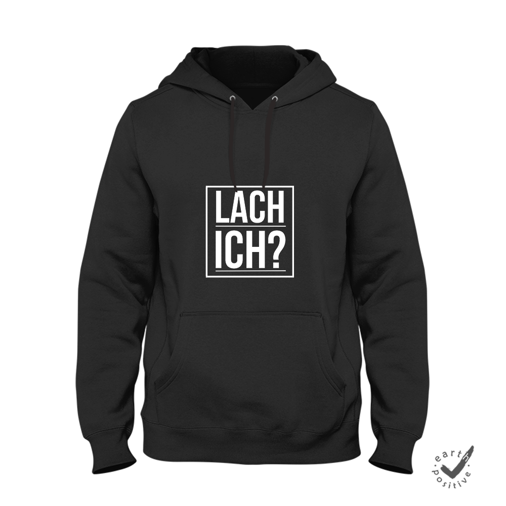 Hoodie Unisex Lach ich - Schwarzer - Kaffee