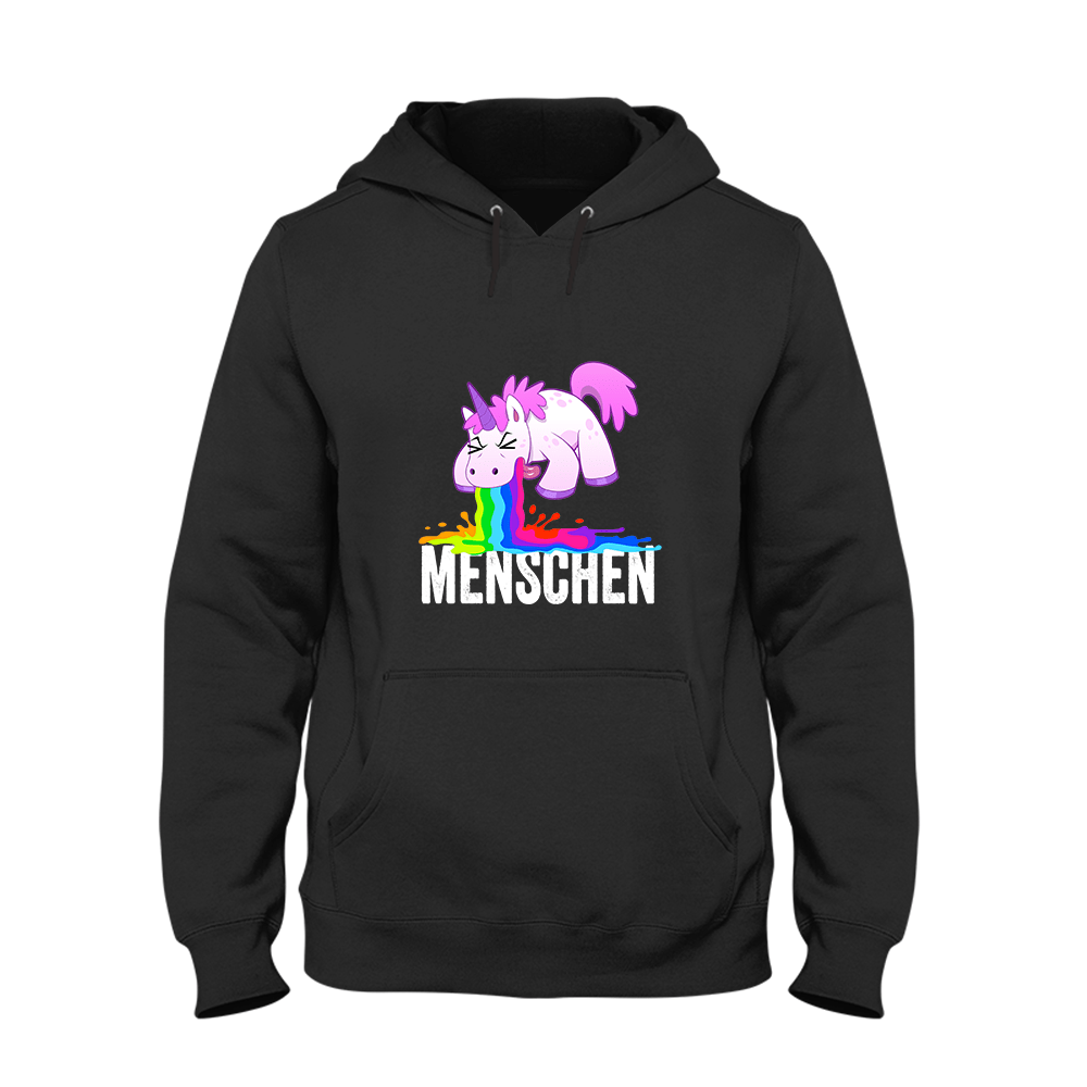Hoodie Unisex Menschen - Schwarzer - Kaffee