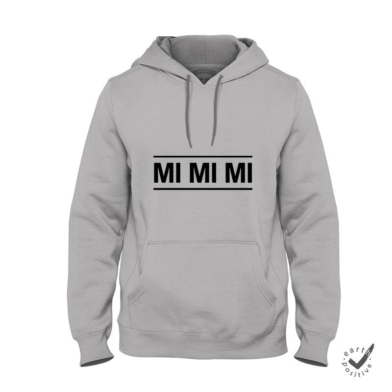 Hoodie Unisex Mi Mi Mi - Schwarzer - Kaffee