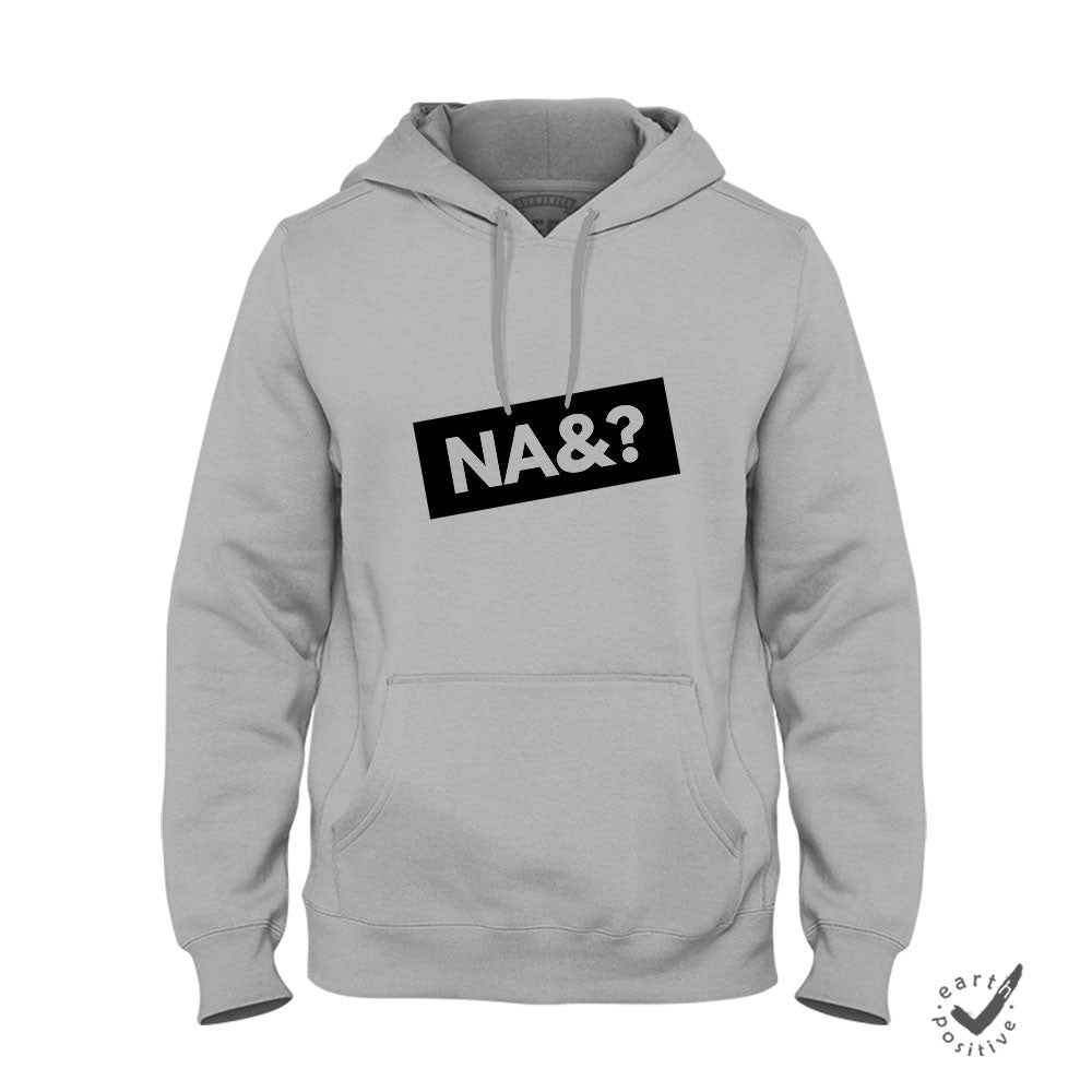 Hoodie Unisex Na und - Schwarzer - Kaffee