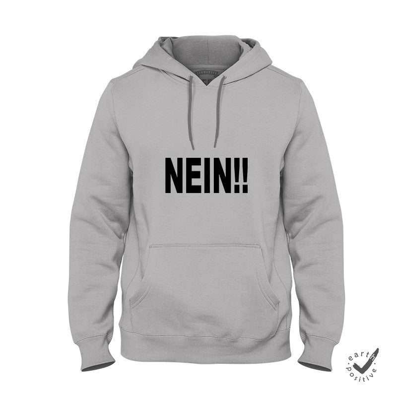 Hoodie Unisex Nein!! - Schwarzer - Kaffee