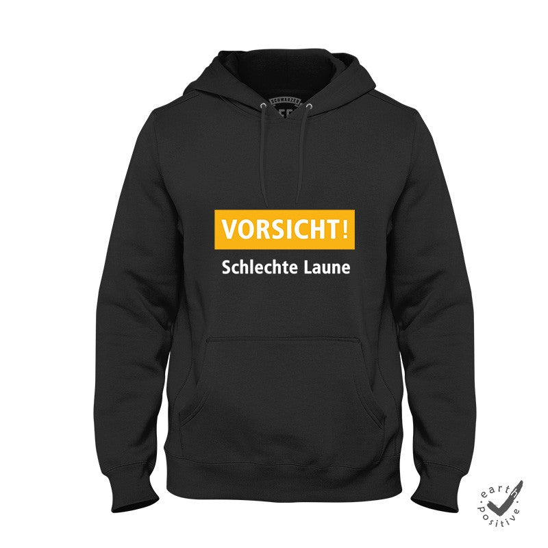 Hoodie Unisex Schlechte Laune - Schwarzer - Kaffee
