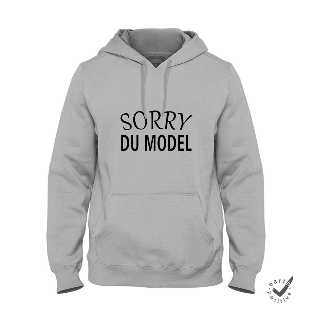 Hoodie Unisex Sorry du Model - Schwarzer - Kaffee