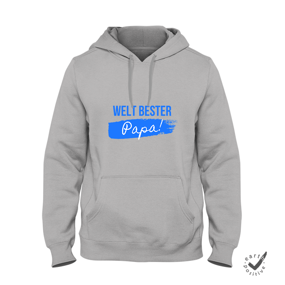 Hoodie Unisex Weltbester Papa - Schwarzer - Kaffee