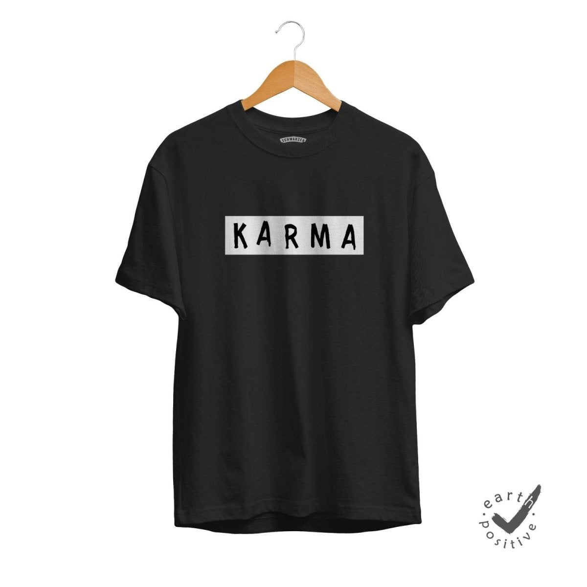 Kinder T-Shirt Karma - Schwarzer - Kaffee