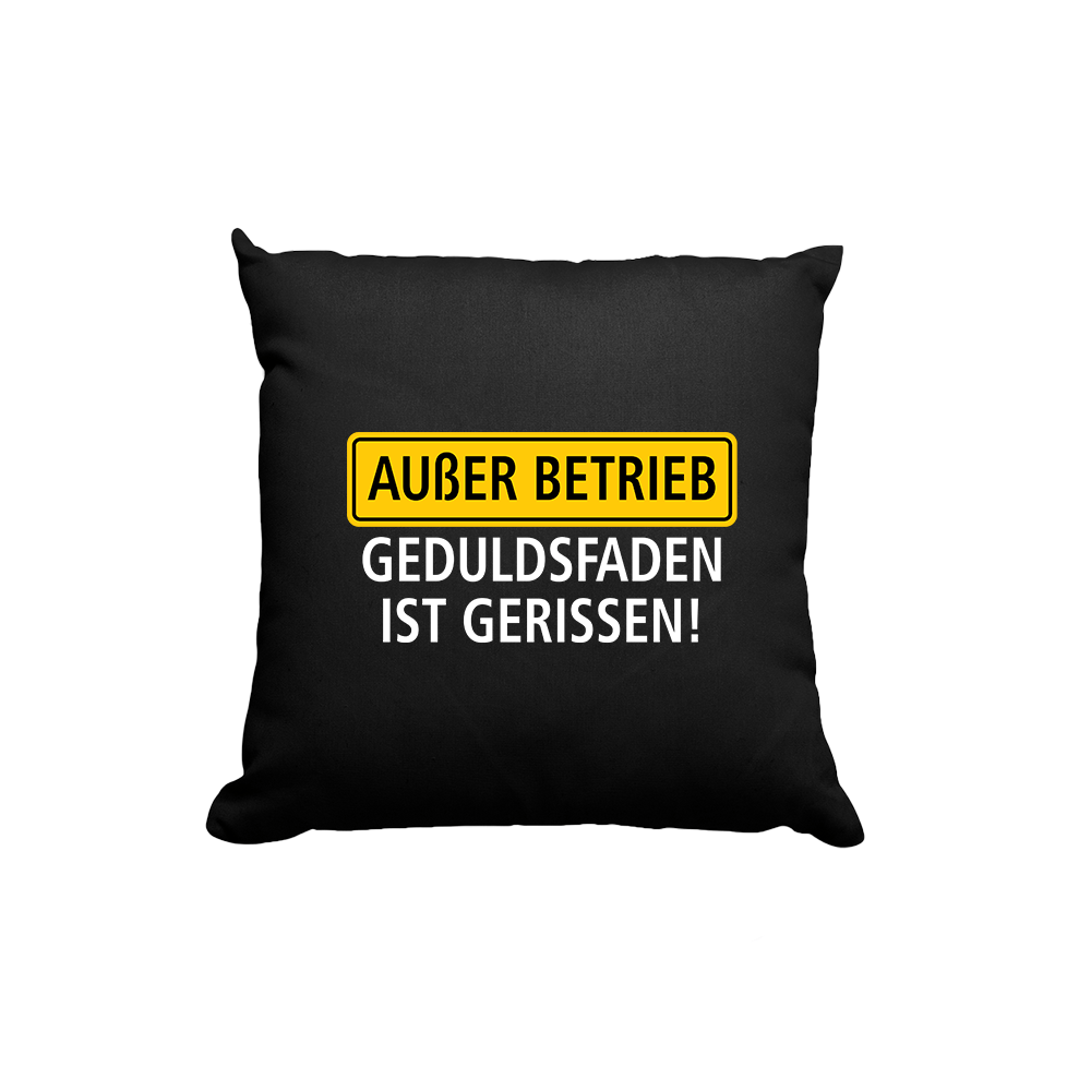 Kissen Außer Betrieb - Schwarzer - Kaffee