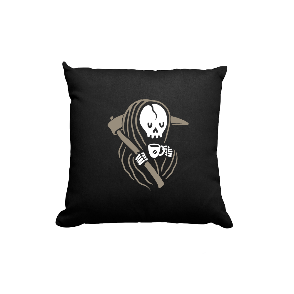 Kissen Auszeit - Schwarzer - Kaffee