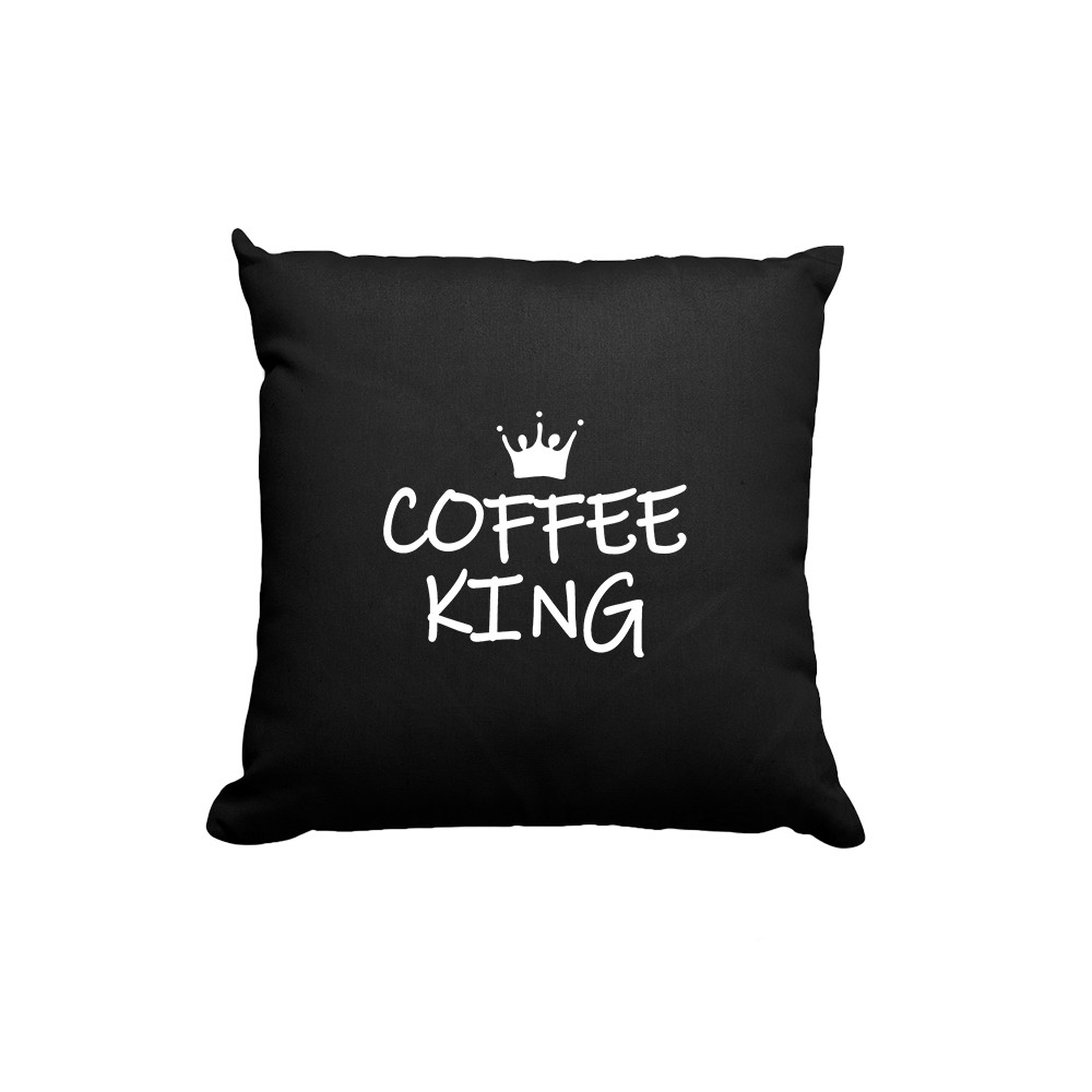 Kissen Coffee King - Schwarzer - Kaffee