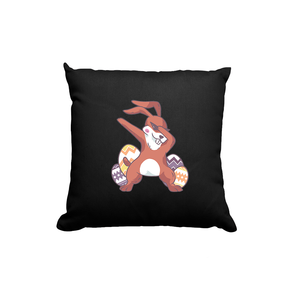 Kissen Dabbing Bunny - Schwarzer - Kaffee