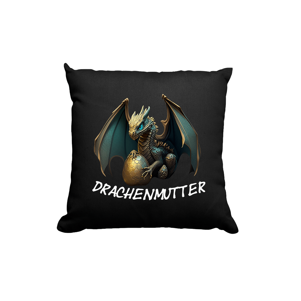 Kissen Drachenmutter - Schwarzer - Kaffee